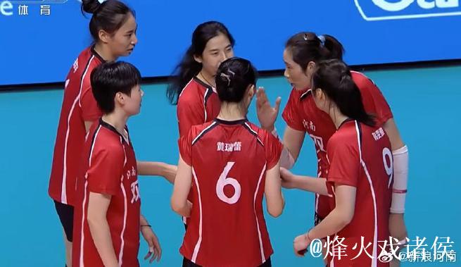 朱婷率领河南女排3-0完胜北京女排 全运会小组赛五连胜