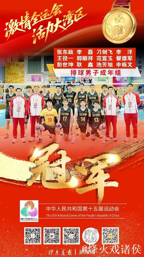 山东男排横扫福建 强势夺得十五运会成年组冠军 山东男排横扫福建 强势夺得十五运会成年组冠军